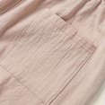 thumbnail image 4 of Casual Sweatpants for Men, Elastic Waist Drawstring Closure with Side Pockets, Breathable Polyester Fabric, Straight Leg Fit, Black, Size L, 4 of 9