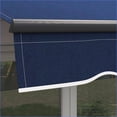 thumbnail image 2 of Retractable Patio Awning | 10' x 8' Manual Crank UV Resistant Shade for Deck Balcony Yard | Blue | Rectangle, 2 of 9