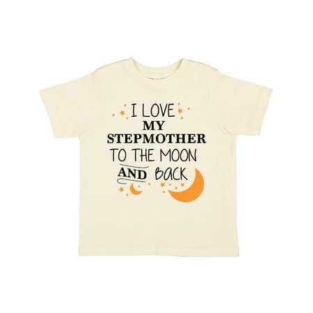 

Inktastic I Love My Stepmother To The Moon and Back Gift Toddler Boy or Toddler Girl T-Shirt