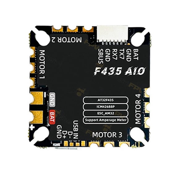 F435 AIO Flight Controller 45A BLHeli S AM32 ESC 2-6S for FPV Drone Quadcopter RC Racing & Freestyle