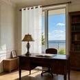thumbnail image 6 of MMJ Lace Window Curtains Thickened Hollow Blackout Curtains for Living Room Bedroom Home Decor 55.1x63in, 6 of 6