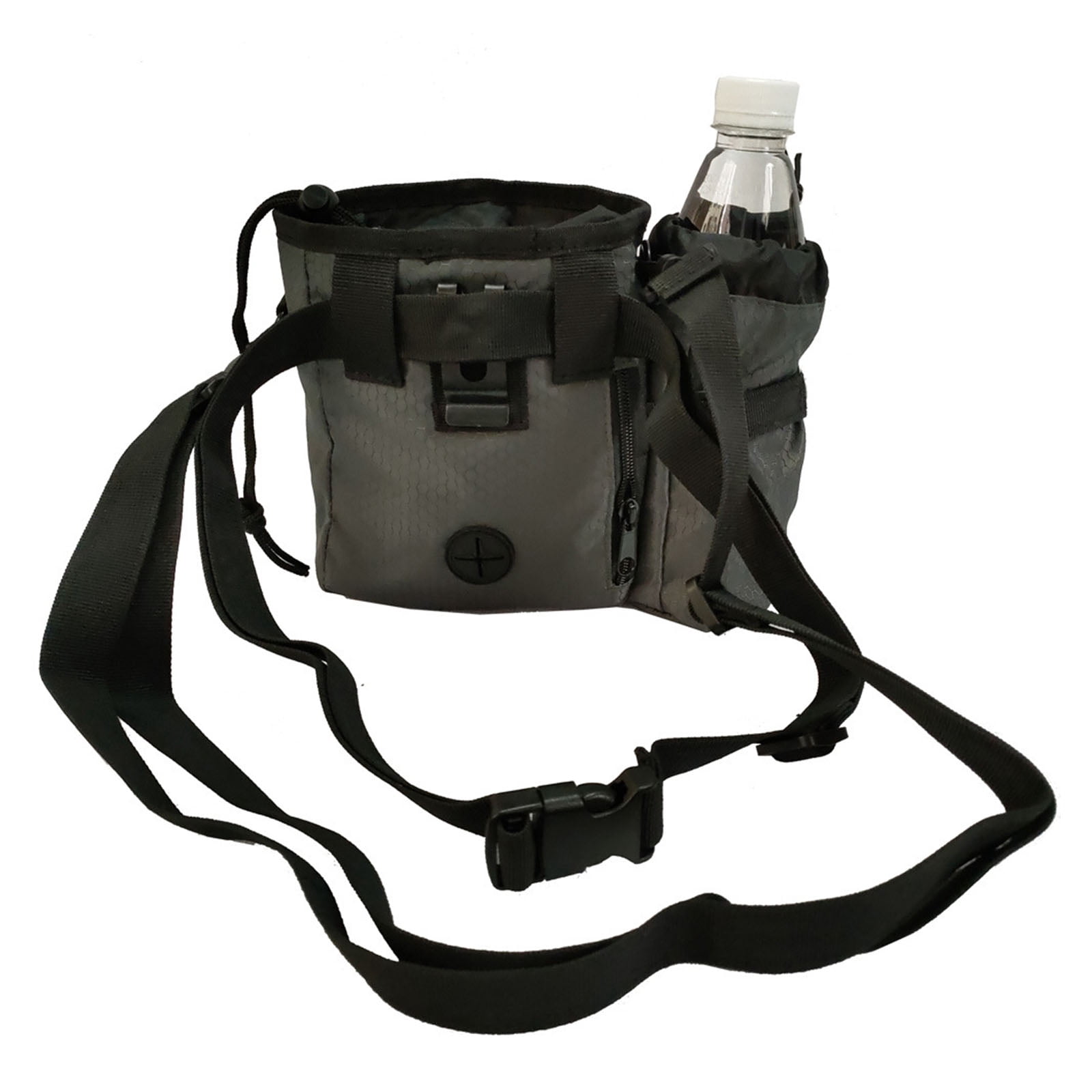 Multipurpose Adjustable Dog Treat Pouches Leakproof Design Convenient Waste Bag Holder Polyester Texture for Active Owners