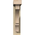 thumbnail image 2 of Ekena Millwork 4"W x 18"D x 18"H Balboa Block Rough Sawn Bracket w/ Offset Brace, Douglas Fir, 2 of 25