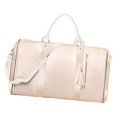thumbnail image 4 of Bolso de viaje grande Yinane con correa para el hombro ajustable y desmontable Beige, 4 of 8