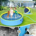 79"" Thicken Dog Pool for Pet and Kids,NonSlip Kiddie Pool Hard