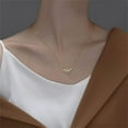 thumbnail image 4 of Artificial Imitation Angel Wings Pendant with Gold Plated Necklace Chain Jewellery Elegant Stylish Party Casual Wear Movable Chain(JS Chain ANGL65 W CPY4), 4 of 5