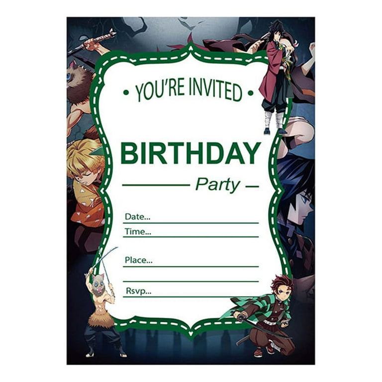 Anime Party Flyer Template