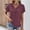Wine, variant on Tops for Women's Solid Cute Sleeveless V Neck Camisoles Hollow Out Tube Pleated Tops Blouse