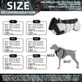 thumbnail image 6 of Large Dog Jacket Waterproof Dog Clothing Medium and Large Dog Winter Pet Clothing Labrador Coat Labrador German Shepherd Vest (BLUE,XXXL), 6 of 7