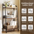 thumbnail image 4 of M optimized 3-Tier Ladder Shelf, Small Bathroom Organizers and Storage, Small Freestanding Ladder Shelf for Living Room Balcony Kitchen, 4 of 6