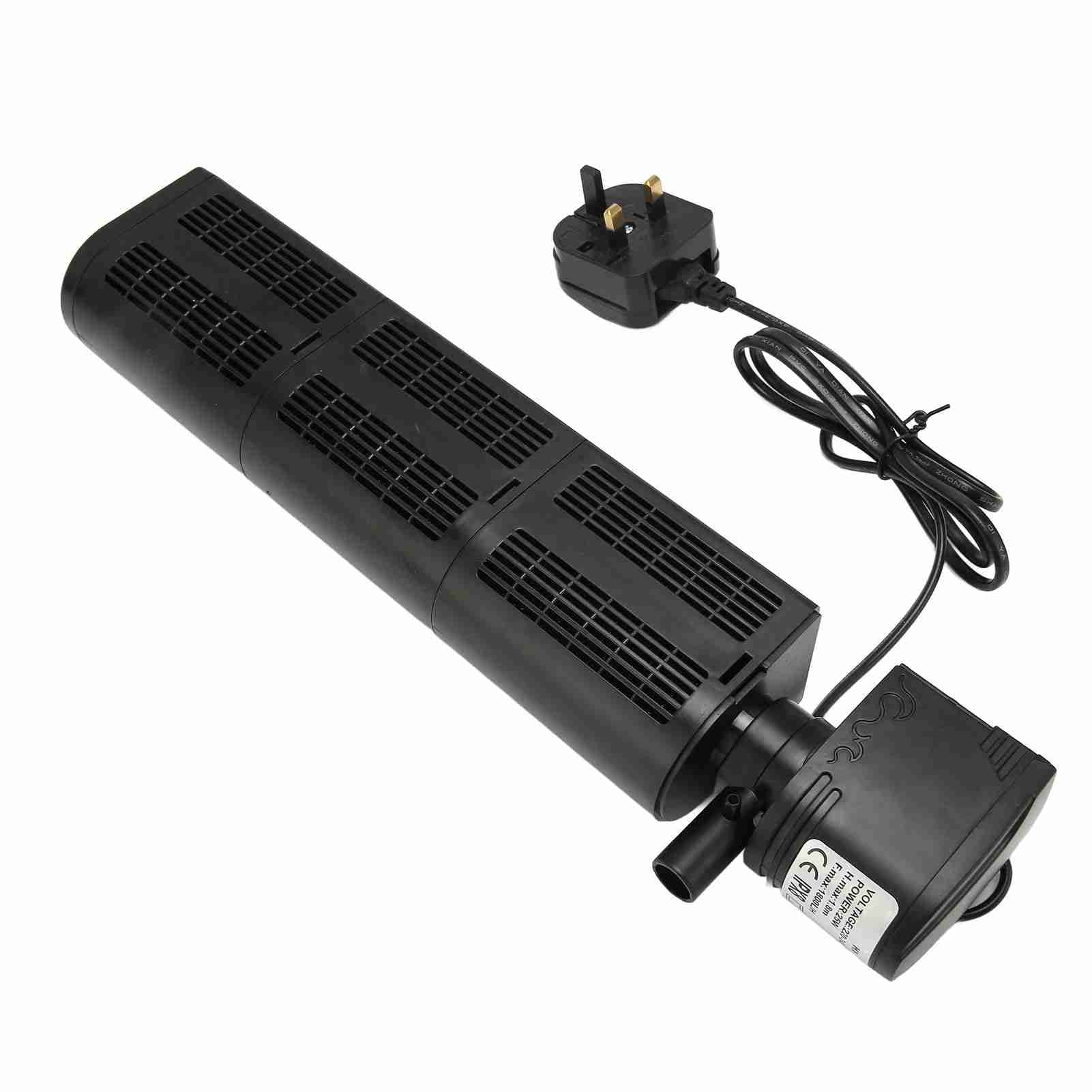Riousery Premium 3-in-1 Aquarium Filter Submersible Internal Water Pump with Circulation Oxygenation and Multi-Stage Sponge for Fish Tanks (15.35 in / 39 cm)