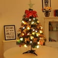 thumbnail image 1 of Árbol De Navidad De Sobremesa De 60Cm, Decoración De Árbol De Navidad Brillante, Decoración De Navidad Para Mesa De Comedor De Escritorio seitruly HA037682-00, 1 of 6