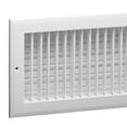 thumbnail image 6 of Hart & Cooley 8 x 8 Inch Air Vent Cover, Aluminum Register w/Multi-Shutter Damper, White, 6 of 6