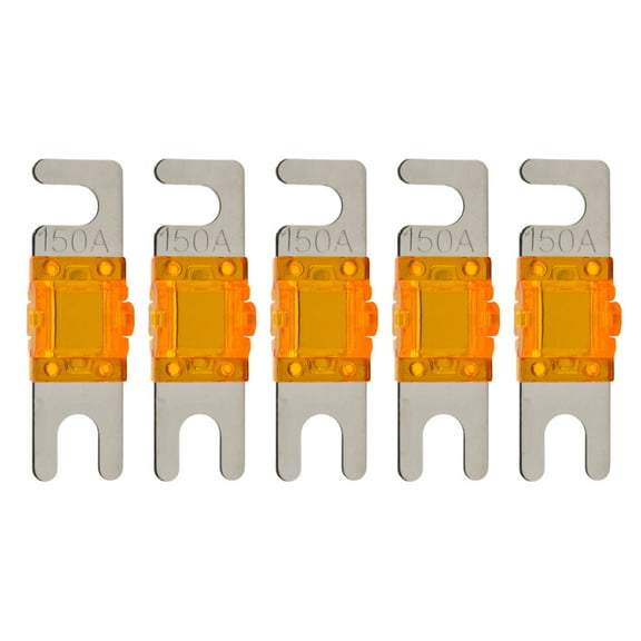 High-quality Nickel Plated 150A Amp Mini ANL Fuse (5 pack)