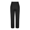 thumbnail image 6 of zbxnLI Women's Plus Size Sweatpants Lightweight Wide Leg Lounge Pants Elastic Waist Open Bottom Joggers, 6 of 7