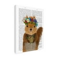 thumbnail image 2 of Fab Funky 'Squirrel Bohemian Book Print' Canvas Art, 2 of 3