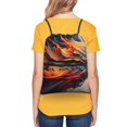 thumbnail image 4 of Naloa Dynamic Fire Bird Art Drawstring Backpack String Bag Cinch Water Resistant for Gym Shopping Sport Yoga, 4 of 6
