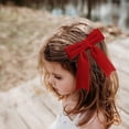 thumbnail image 4 of 2PCS Velvet Hair Bows Girls Hair Clips Ponytail Holder Accessories for Women Girls, 4 of 7