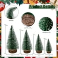 thumbnail image 2 of Mini árboles de Navidad para decoración navideña, 6 unidades, color verde KPX, 2 of 6