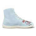 thumbnail image 5 of Psesaysky Light Blue PU Leather Barefoot Shoes for Girl Students High-Top Fashion Comfort Easy to Maintain Size 6-13.5, 5 of 7