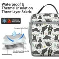 thumbnail image 2 of Sloth Insulated Lunch Bag Box Teen Reusable Lunch Tote Bag Fit Most Bento Boxes Lunch Tote Portable Bag Work Hiking, 2 of 5