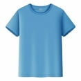 thumbnail image 1 of Hiiyo Men's Quick Drying T-Shirt Solid Color Short Sleeve T Shirt Summer Daily Tshirt, 1 of 2