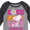 thumbnail image 3 of Peanuts - Love Woodstock - Toddler & Youth Raglan Graphic T-Shirt, 3 of 5