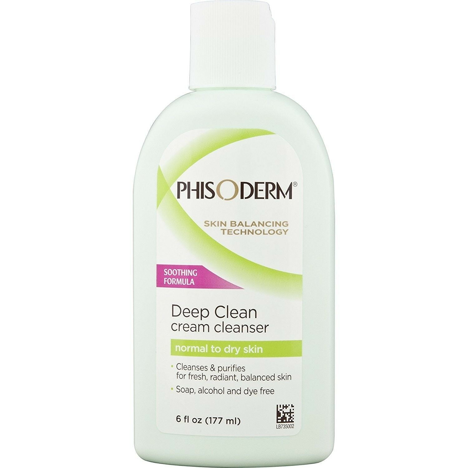 Phisoderm Skin Balancing Sensitive Skin Fragrance-Free Cream Cleanser, 6 oz
