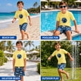 thumbnail image 3 of Big Chill Boys UPF 50+ Rash Guard & Swim Trunks 2-Piece Swimwear Set, Size 4-14, 3 of 6