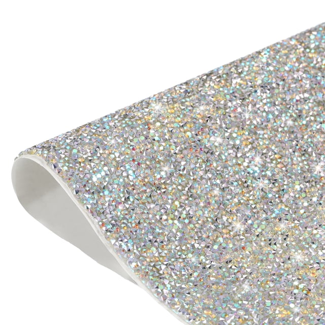 Hoja de Imitación Diamante Unique Bargains 9.44 x 15.75 pulgadas Plata