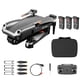 thumbnail image 3 of Tholdsy Dron con cámara de 4 canales, cuadricóptero de Control remoto plegable recargable, avión de grabación de vídeo rodante de 360 Accesorios para aéreos 3 celdas negras tipo 3, 3 of 6