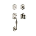 thumbnail image 3 of Baldwin Reserve Scwesxelltar112 Single Cylinder Westcliff Handleset Ellipse Knob and Traditional Arch Rose Venetian Bronze Finish, 3 of 5