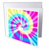 3dRose Tie Dye Pattern, Greeting Cards, 6 x 6 inches, set of 12