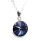 thumbnail image 1 of Collar Zvezda Rivoli color Tanzanite plata .925 Zvezda ZCO-RIV14-TAN, 1 of 5