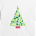 thumbnail image 3 of Star Wars - Xmas Tree - Juniors Cropped Graphic T-Shirt, 3 of 5