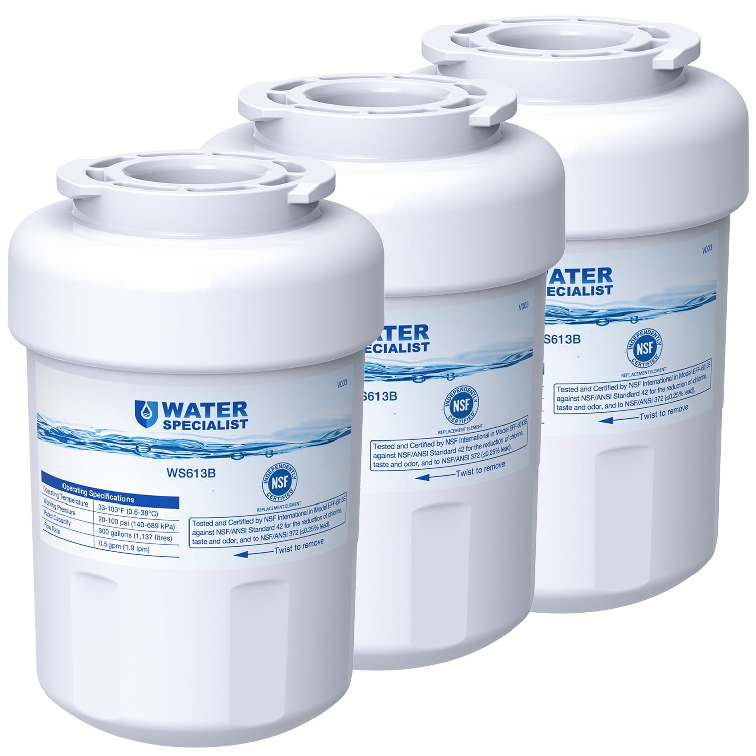 HDX FMG-1 Water Filter Replacement for GE MWF Refrigerator Water Filter ✌️ 