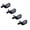 Black-B, variant on ZOURIH 4 Pcs Shelf Support Pegs,1/5 inch (5mm) Metal Shelf Pins for Wood Shelves Adjustable Shelf Brackets L-Shaped Clips with Silicone Sleeve for Kitchen Bookcase Cabinet Furniture Support,Silver-B