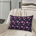 thumbnail image 5 of Daiia Pink Planets And Stars Bedding Waterproof Pillow Protector Zippered Queen – Bed Bug Proof Pillow Encasement-14"x20", 5 of 6