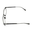 thumbnail image 6 of John Varvatos Mens Titanium Metal Rectangle Eyeglass Frames V179 Matte Gun 56mm, 6 of 6