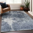 thumbnail image 6 of Addison Rugs Mayfield Washable Transitional Abstract Navy Rectangle Rug, 5' x 7'6", 6 of 6
