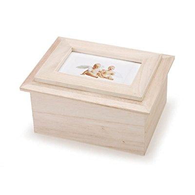 box memory unfinished wood frame lid larger