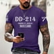 thumbnail image 2 of Playeras Cuello V Para Hombre, Camiseta De Manga Corta Con Cuello Redondo Y Estampado De Letras, Camisa De Moda Floral, 2 of 4