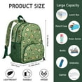 thumbnail image 6 of Avocados and Art-Inspired Design Backpack, Minimalist Lightweight Travel Bag with Green Fruit Pattern for Everyday Use, 6 of 6