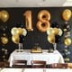 thumbnail image 4 of Set de soportes para globos ZJDHPTY negro y dorado para decoración de fiestas, 4 of 9