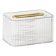 thumbnail image 1 of Toystoory Caja de pañuelos ABS, recambio lavable recargable, de baño de oficina, rollo de papel con resorte, contenedor, accesorios de caja Almacenamiento y organización del hogar Transparente, 1 of 6