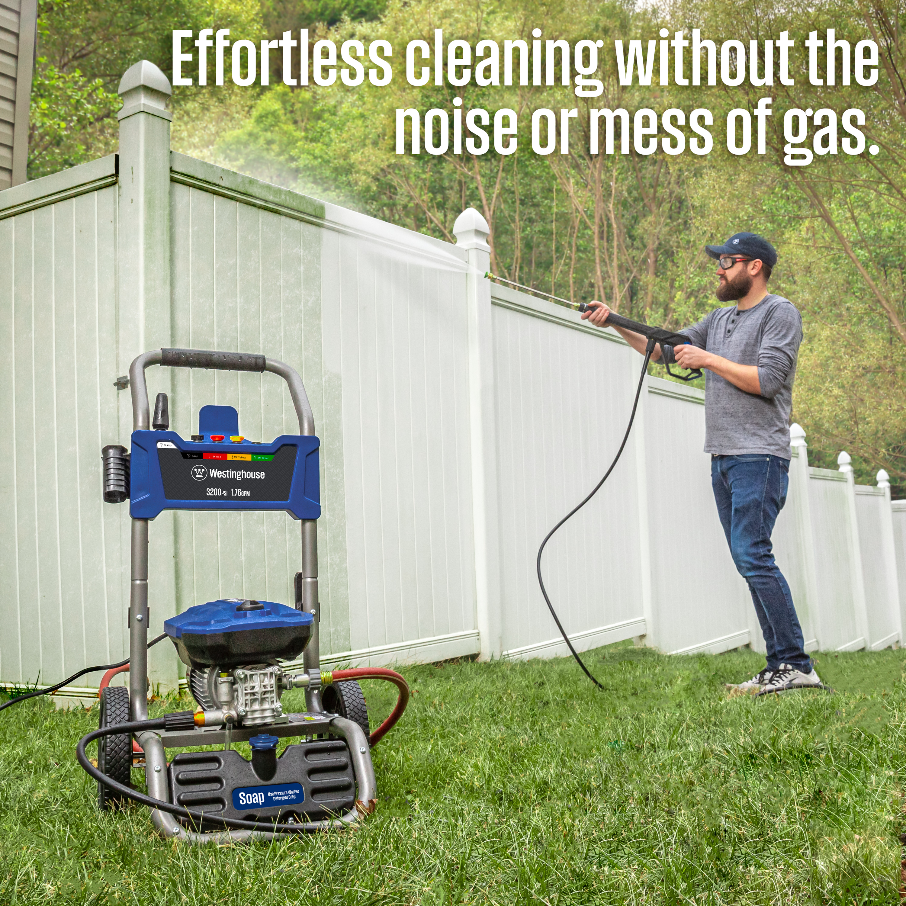 Westinghouse 2300 Max PSI Electric Pressure Washer, Soap