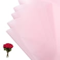 thumbnail image 1 of Papel de Regalo para Flores Uxcell, Papel de Ramo Impermeable de Color Sólido Púrpura Claro 20 Hojas, 1 of 7