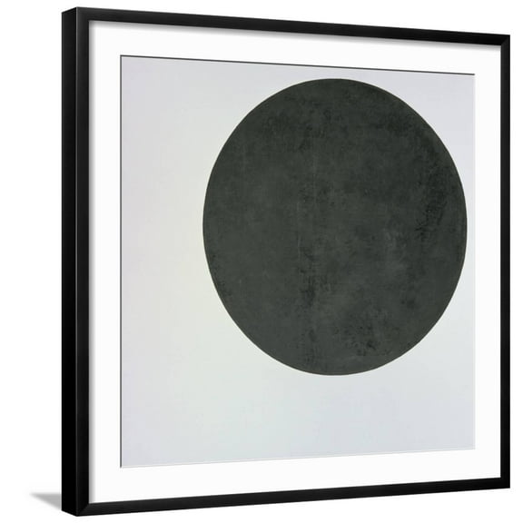Art.com Circle, c.1920 Giclee Print by Kasimir Malevich, Black Frame Wall Art, 29" x 29"