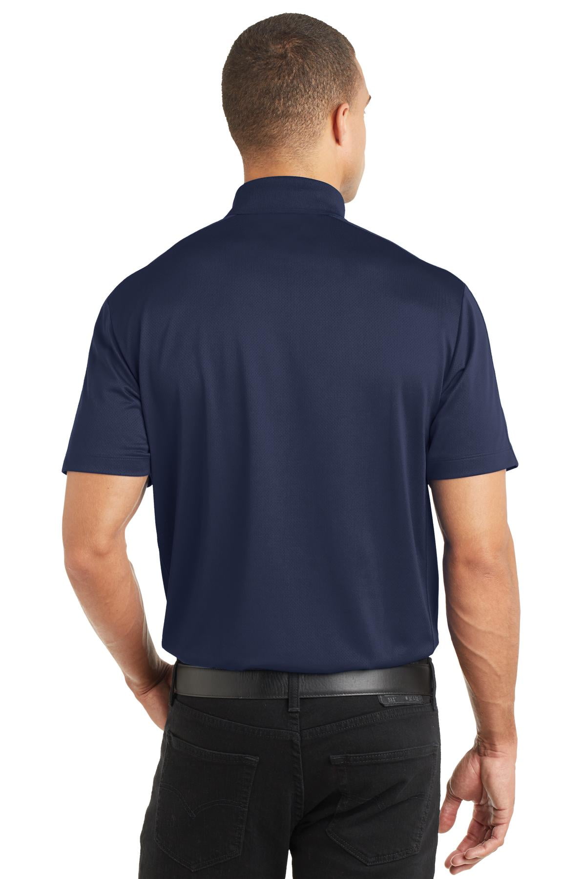 Port Authority Diamond Jacquard Polo-2XL (Graphite Port Authority Diamond Jacquard Polo-2XL (Graphite