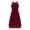 Wine Red, variant on DPOIS Kids Girls Sleeveless Chiffon Flower Girl Dress for Birthday Wedding Party Turquoise 12